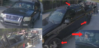 Suspects and suspects' truck Suspects and suspects' truck