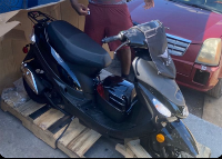 Actual motor scooter Actual motor scooter