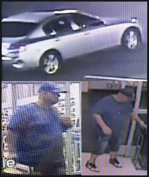 suspect and vehicle