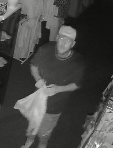 Supreme Bargains burglary suspect