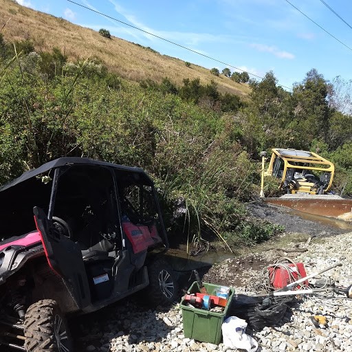 Damaged dozer