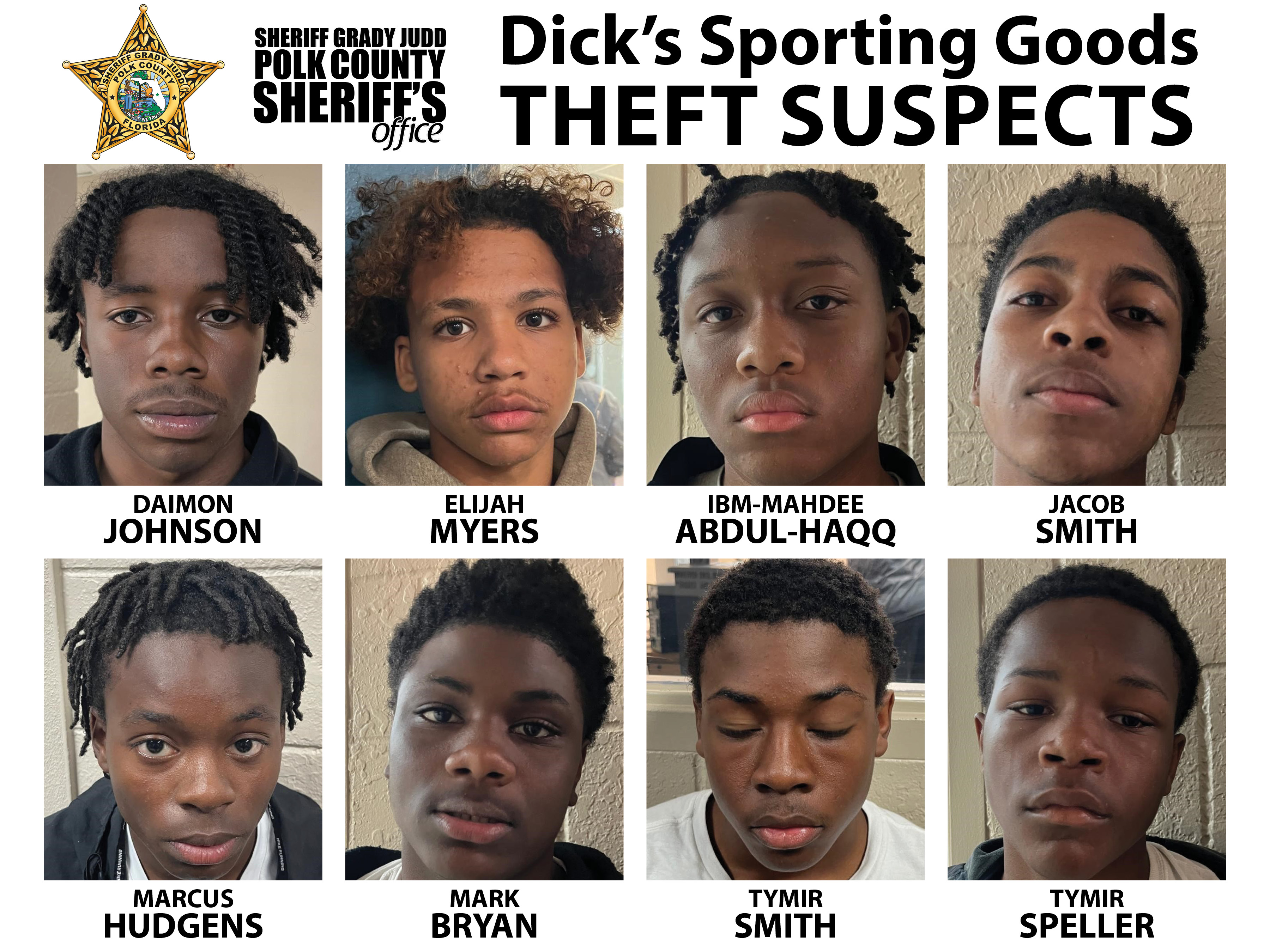 Dick’s Sporting Goods theft suspects