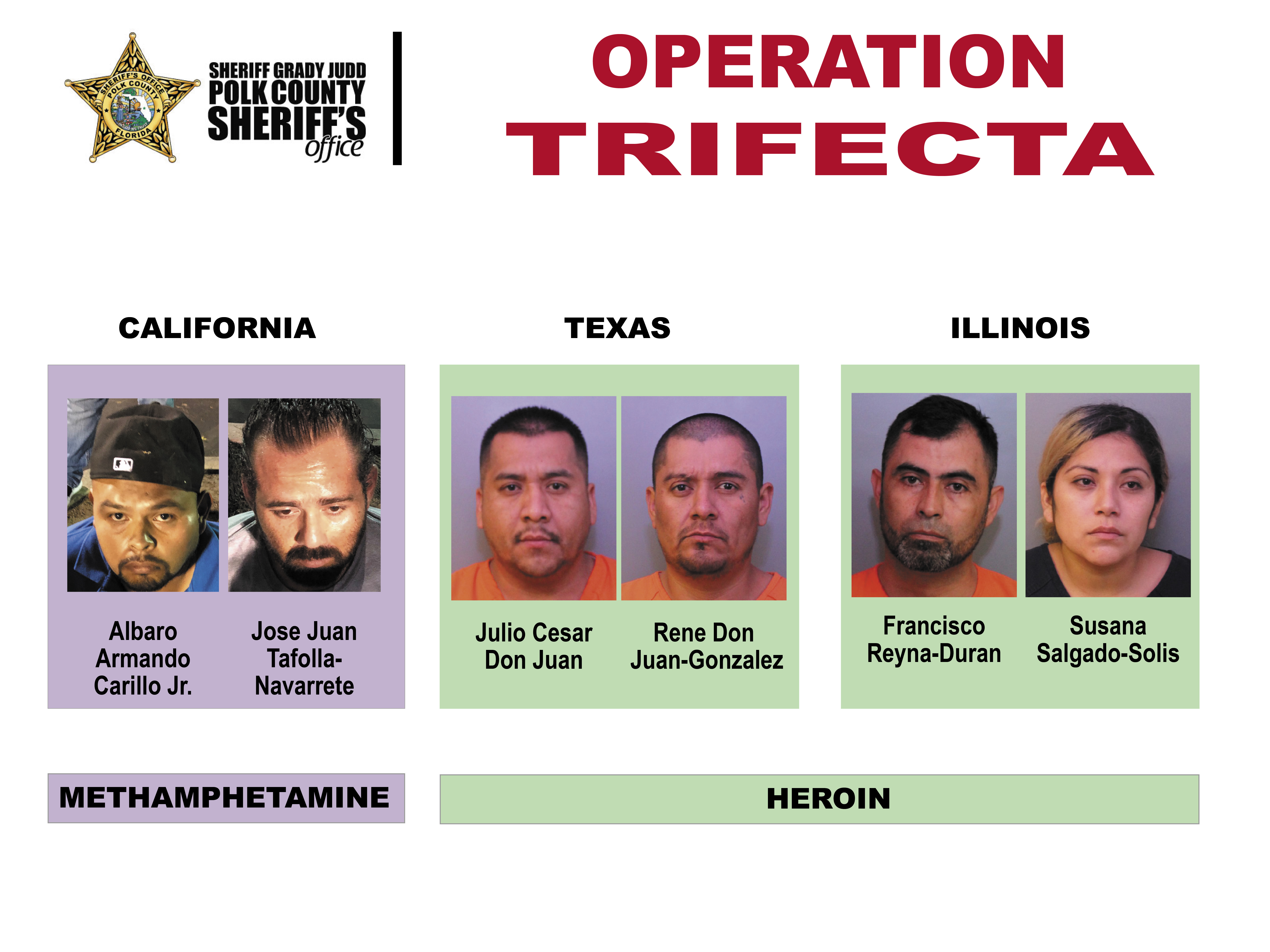 Operation Trifecta Polk County Sheriff s Office undercover drug