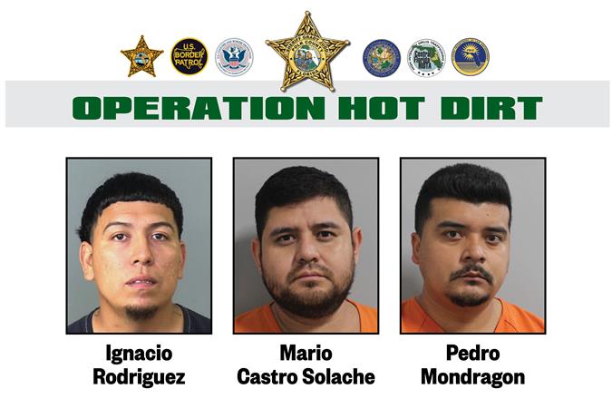 Operation Hot Dirt suspects